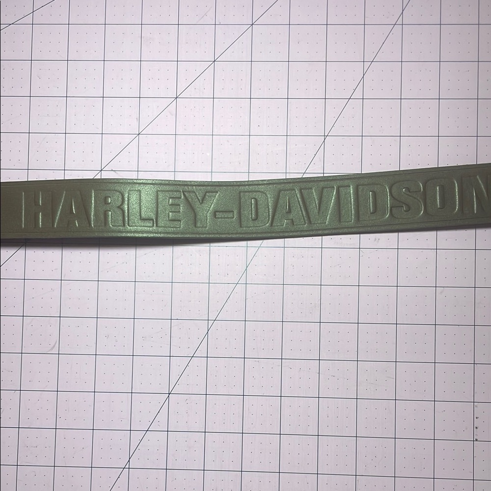 Harley-Davidson Brown Leather Belt with Embossed Logo